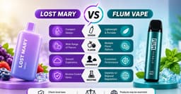 Lost Mary vs Flum Vape: Which Disposable Vape Should You Choose?
